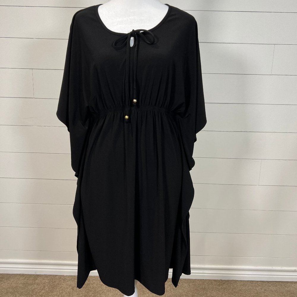 Nic & Dom Black Knit Smock Dress Size M